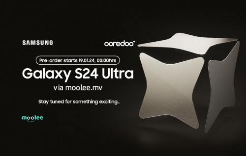 Ooredoo inn Samsung S24 series ah pre-order ah hulhuvaalun maadhamaa rey