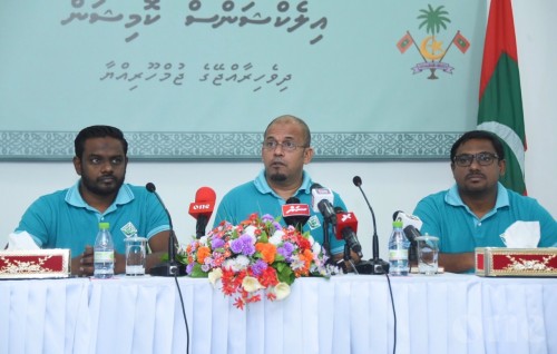 Official Color of the Elections Commission is purple, working kit to be turquoise