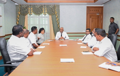 President meets fishing community