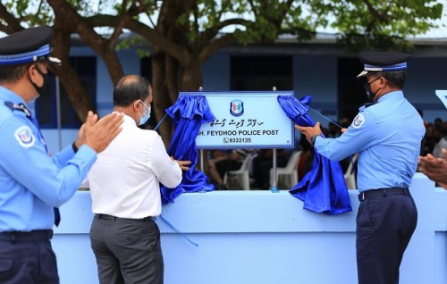 Sh. Feydhoo gai police post gaaimukoh hidhumaiy dheyn fashaifi