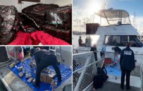 Australia gai 2.3 Tone ge cocaine athulaigenfi, magumathee agu 494 million dollar!