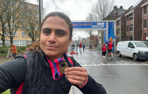 Shamha 10 Kilometer ge gaumee record aakuree gadha fineegai dhuve