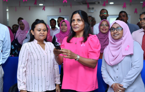 First Lady launches Mammography Services at Hulhumalé Hospital