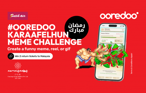Concierge Group Maldives ge faraathun Malaysia dhekolhu ticket, Ooredoo meme challenge gai avahah baiverivelaa!
