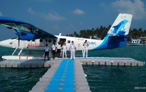 Maldivian ge seaplane malikugai jahsai, thaareehuge thereah