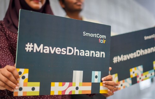 Hulhumale' smart city akah hedhumuge amaazaa eku baahvaa smartcom fair maadhamaa Central Park gai