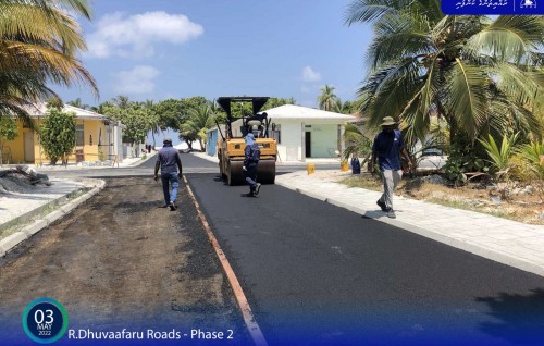 Dhuvaafaru magu thakugai thaaru elhumuge 75 percent masahkaiy nimijje