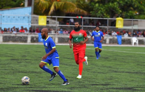 Gaumee team ge haassa match aaeku Kulhudhuhfushi ge turf dhandu hulhuvaifi